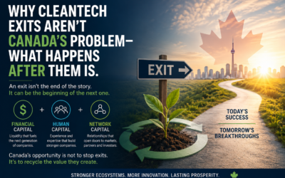 Why Cleantech Exits Aren’t Canada’s Problem—What Happens After Them Is