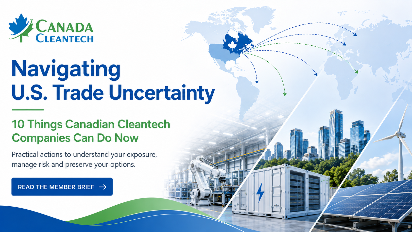 Navigating U.S. Trade Uncertainty 10 things Canadian Cleantech Companies Can Do Now